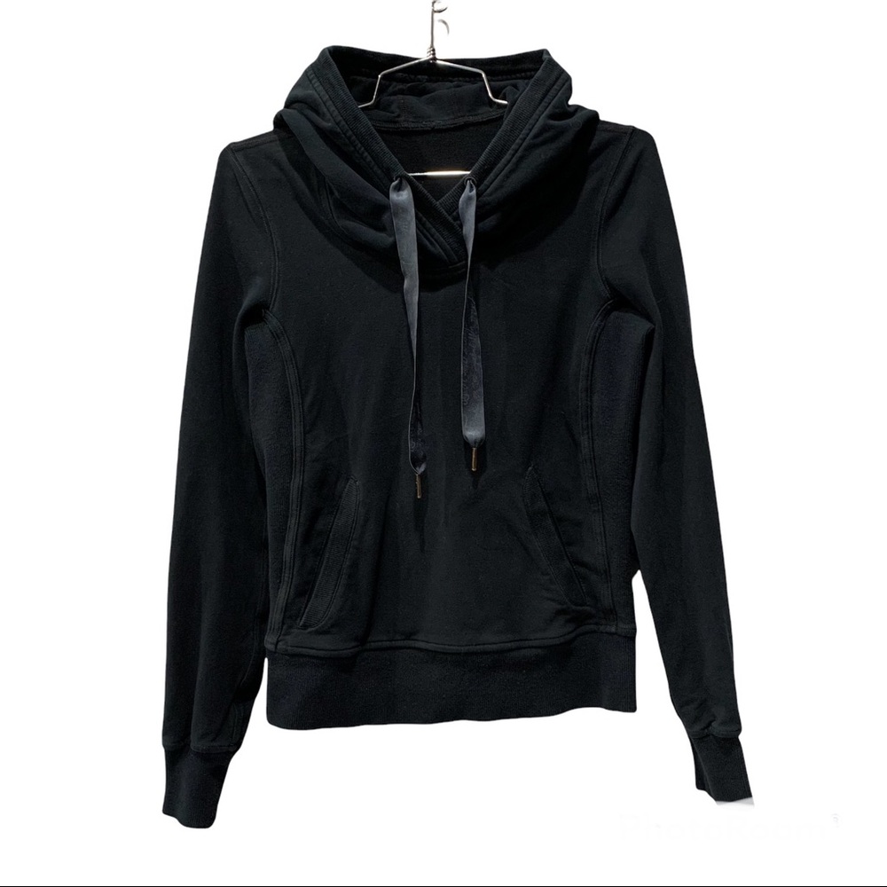 Lululemon Varsity Pullover Hoodie Charcoal Black Size 4